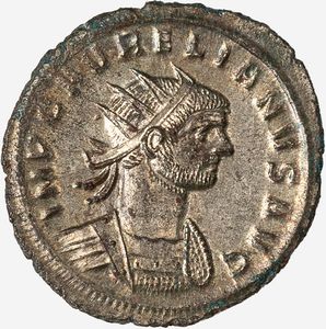 Impero Romano, AURELIANO, 270-275 d.C. : Antoniniano databile al 270-275 d.C.  - Asta Numismatica - Associazione Nazionale - Case d'Asta italiane