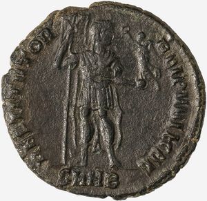 Impero Romano, VALENTINIANO I, 364-375 d.C. : Doppia Maiorina databile al 364-367 d.C.  - Asta Numismatica - Associazione Nazionale - Case d'Asta italiane