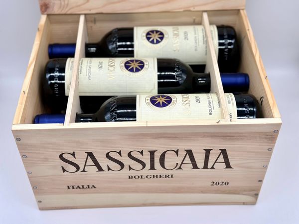 Tenuta San Guido, Sassicaia  - Asta Vini e Spumanti: grand cru d'Italia e di Franci - Associazione Nazionale - Case d'Asta italiane