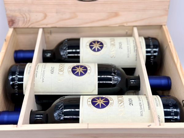 Tenuta San Guido, Sassicaia  - Asta Vini e Spumanti: grand cru d'Italia e di Franci - Associazione Nazionale - Case d'Asta italiane