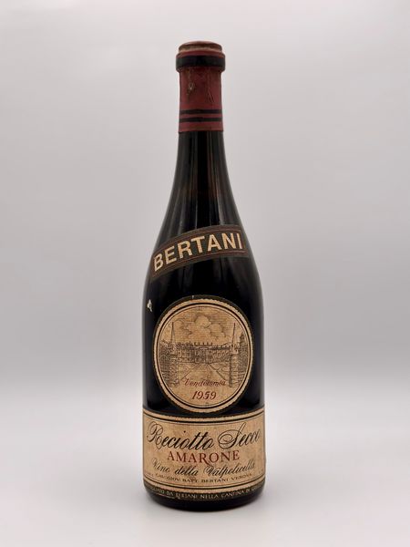 Bertani, Recioto Secco Amarone della Valpolicella  - Asta Vini e Spumanti: grand cru d'Italia e di Franci - Associazione Nazionale - Case d'Asta italiane