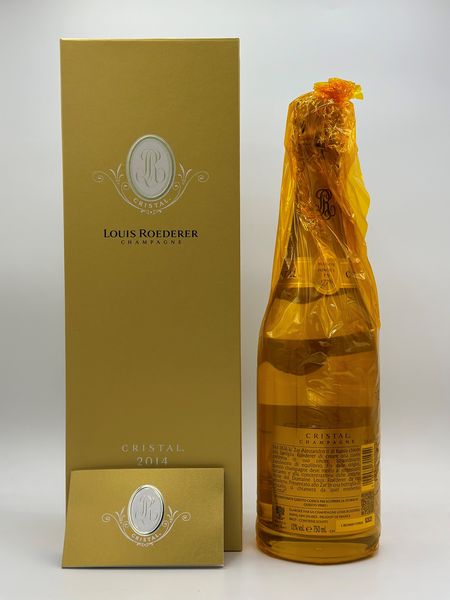 Louis Roederer, Cristal Brut Vintage 2014  - Asta Vini e Spumanti: grand cru d'Italia e di Franci - Associazione Nazionale - Case d'Asta italiane