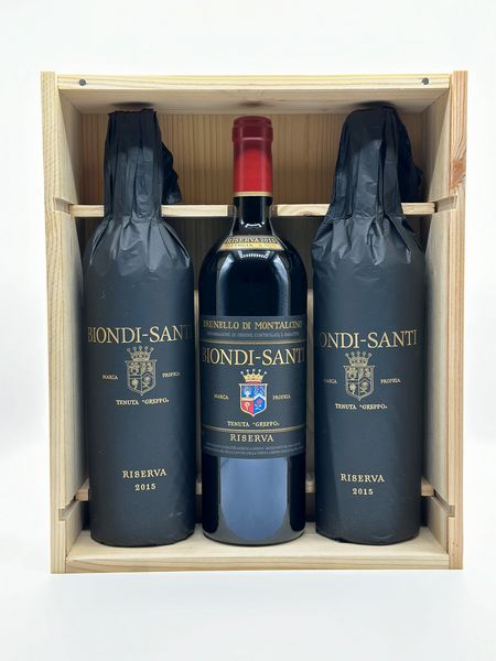 Biondi Santi, Brunello di Montalcino Riserva  - Asta Vini e Spumanti: grand cru d'Italia e di Franci - Associazione Nazionale - Case d'Asta italiane