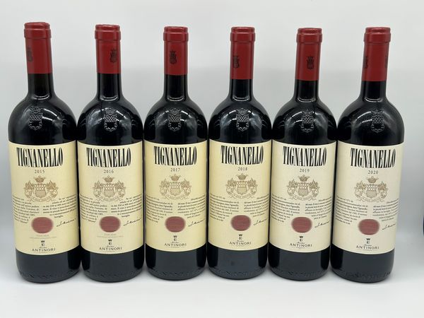 Marchesi Antinori, Tignanello  - Asta Vini e Spumanti: grand cru d'Italia e di Franci - Associazione Nazionale - Case d'Asta italiane