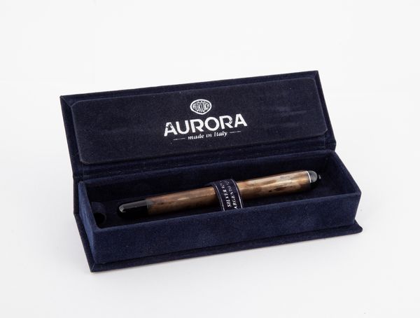 Aurora C27 - Penna stilografica in argento 925/000  - Asta Penne e Accessori da Scrivania - Associazione Nazionale - Case d'Asta italiane