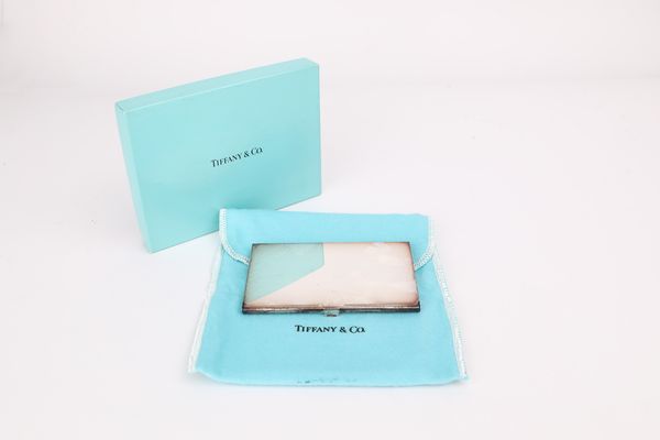 Tiffany & Co. - Portabiglietti in Silver plate  - Asta Penne e Accessori da Scrivania - Associazione Nazionale - Case d'Asta italiane