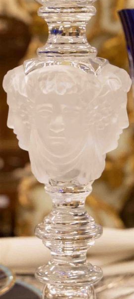 Baccarat importante serie di quattro candelieri in cristallo  - Asta PARADE IV - L'Arte della Tavola - Associazione Nazionale - Case d'Asta italiane