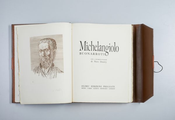 DAUTRY MARC  (1930 - 2008) : MICHELANGIOLO BUONARROTI, 1975  - Asta Asta 442 | ARTE MODERNA E CONTEMPORANEA Virtuale - Associazione Nazionale - Case d'Asta italiane