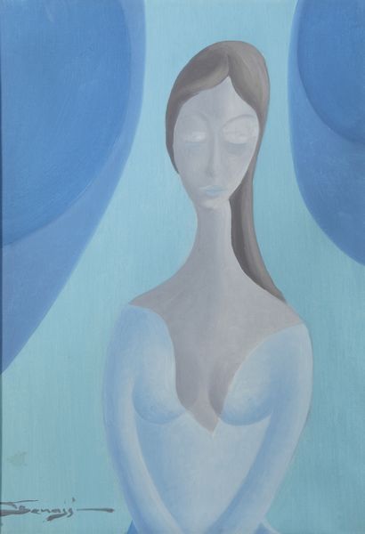 BENASSI PIERO (1915 - 2002) : FIGURA FEMMINILE  - Asta Asta 442 | ARTE MODERNA E CONTEMPORANEA Virtuale - Associazione Nazionale - Case d'Asta italiane