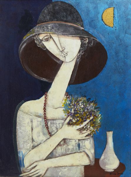 LANDI BRUNO (n. 1941) : DONNA CON FIORI, 2011  - Asta Asta 442 | ARTE MODERNA E CONTEMPORANEA Virtuale - Associazione Nazionale - Case d'Asta italiane