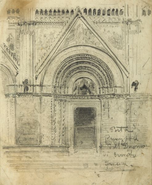 FRISIA DONATO (1883 - 1953) : PORTA PRINCIPALE DEL DUOMO DI ORVIETO, 1928  - Asta Asta 442 | ARTE MODERNA E CONTEMPORANEA Virtuale - Associazione Nazionale - Case d'Asta italiane