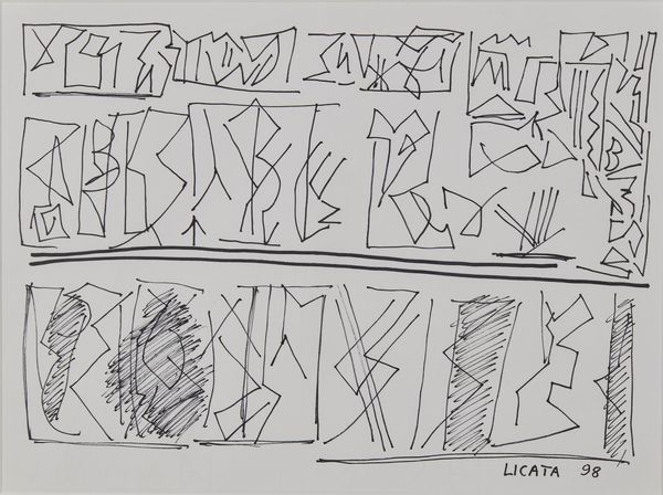 LICATA RICCARDO (1929 - 2014) : SENZA TITOLO, 1998.  - Asta Asta 442 | ARTE MODERNA E CONTEMPORANEA Virtuale - Associazione Nazionale - Case d'Asta italiane