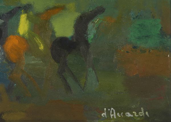 D'ACCARDI GIANRODOLFO (1906 - 1993) : CAVALCATA, 1959  - Asta Asta 442 | ARTE MODERNA E CONTEMPORANEA Virtuale - Associazione Nazionale - Case d'Asta italiane