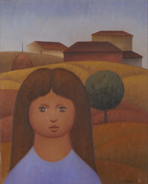 MASI ROBERTO (1940 - 2011) : BAMBINA SU PAESAGGIO  - Asta Asta 442 | ARTE MODERNA E CONTEMPORANEA Virtuale - Associazione Nazionale - Case d'Asta italiane