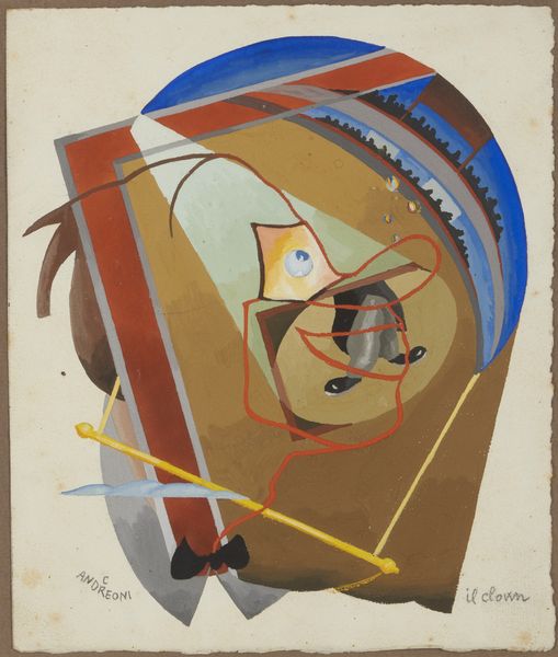 ANDREONI CESARE (1903 - 1961) : IL CLOWN  - Asta Asta 442 | ARTE MODERNA E CONTEMPORANEA Virtuale - Associazione Nazionale - Case d'Asta italiane