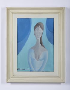 BENASSI PIERO (1915 - 2002) : FIGURA FEMMINILE  - Asta Asta 442 | ARTE MODERNA E CONTEMPORANEA Virtuale - Associazione Nazionale - Case d'Asta italiane