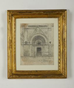 FRISIA DONATO (1883 - 1953) : PORTA PRINCIPALE DEL DUOMO DI ORVIETO, 1928  - Asta Asta 442 | ARTE MODERNA E CONTEMPORANEA Virtuale - Associazione Nazionale - Case d'Asta italiane