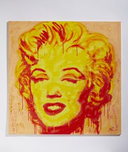 FALCO PUJOL JOAQUIN (n. 1958) : MARILYN MONROE IN YELLOW, 2023  - Asta Asta 442 | ARTE MODERNA E CONTEMPORANEA Virtuale - Associazione Nazionale - Case d'Asta italiane