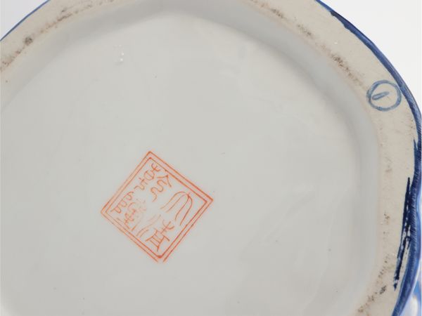 Coppia di biscottiere in ceramica cinese  - Asta L'arte di arredare - Associazione Nazionale - Case d'Asta italiane