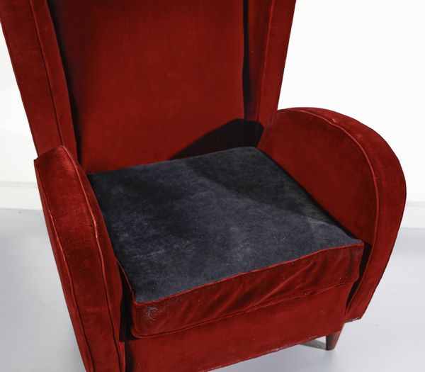 MANIFATTURA ITALIANA : Coppia di poltrone bergere  - Asta Asta 443 | DESIGN E ARTI DECORATIVE DEL NOVECENTO Online - Associazione Nazionale - Case d'Asta italiane