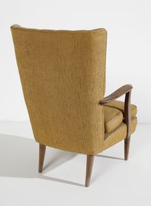 BUFFA PAOLO (1903 - 1970) : Poltrona esecuzione Serafino Arrighi, Cant o Mariano Comense  - Asta Asta 443 | DESIGN E ARTI DECORATIVE DEL NOVECENTO Online - Associazione Nazionale - Case d'Asta italiane