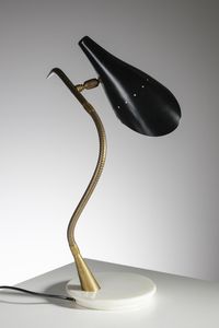 TORLASCO OSCAR (1934 - 2004) : Lampada da tavolo per Lumen, Milano  - Asta Asta 443 | DESIGN E ARTI DECORATIVE DEL NOVECENTO Online - Associazione Nazionale - Case d'Asta italiane