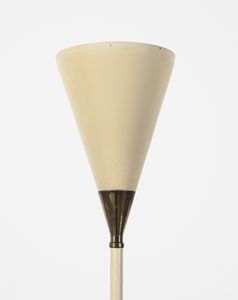 BUZZI FRANCO (n. 1912) : Lampada da terra con terminale del fusto estraibile e flessibile probabile esecuzione O-Luce, Milano  - Asta Asta 443 | DESIGN E ARTI DECORATIVE DEL NOVECENTO Online - Associazione Nazionale - Case d'Asta italiane