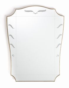 MANIFATTURA ITALIANA - Grande specchio da parete