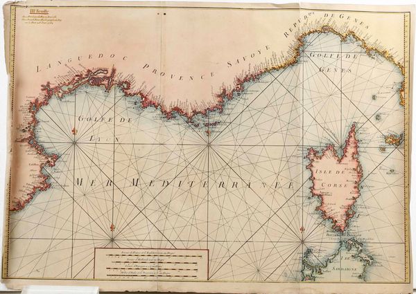 Genova - topografia Tre carte topografiche ed una veduta di Genova, XVIII sec?  - Asta Libri antichi e rari, Stampe, Vedute e Mappe - Associazione Nazionale - Case d'Asta italiane