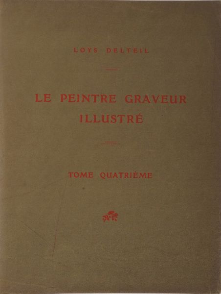 Delteil Loys. Le peintre graveur illustre... tome quatrieme, Anders Zorn. Parigi chez lauteur 1909. Contenente una incisione originale di Anders Zorn.  - Asta Libri antichi e rari, Stampe, Vedute e Mappe - Associazione Nazionale - Case d'Asta italiane