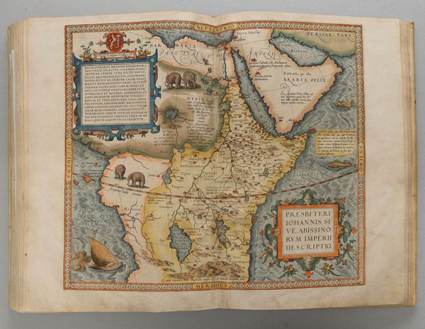 Ortelius Abraham (1528-1598) Theatrum Orbis Terrarum, (in fine:) Antuerpiae, apud Aeg. Coppenium Diesth, 1571.<BR>legato con Additamentum Theatri Orbis Terrarum. Antuerpiae, 1573  - Asta Libri antichi e rari, Stampe, Vedute e Mappe - Associazione Nazionale - Case d'Asta italiane