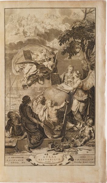 Chatelain Henri-Abraham e Nicolas Gueudeville. Atlas historique, ou nouvelle introduction  l'histoire,  la chronologie et  la gographie ancienne et moderne. Amsterdam, Zacharie Chatelain, 1720-1739. 7 volumi in-folio  - Asta Libri antichi e rari, Stampe, Vedute e Mappe - Associazione Nazionale - Case d'Asta italiane