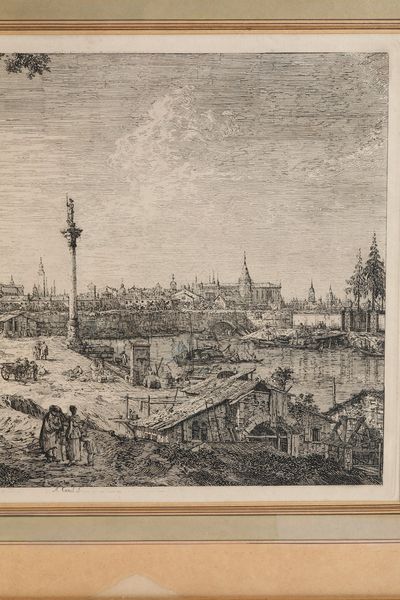 Giovanni Antonio Canal detto Canaletto (1697-1768) Veduta fantastica di Padova. Venezia, Pasquali 1752-1754/55.  - Asta Libri antichi e rari, Stampe, Vedute e Mappe - Associazione Nazionale - Case d'Asta italiane