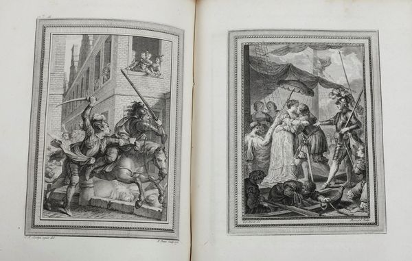 Ludovico Ariosto Roland Furieux pome hroque de l'Arioste. Traduction nouvelle, par M. D'Ussieux (tomi dall'1 al 4). A Paris, chez Brunet, 1775-1783.  - Asta Libri antichi e rari, Stampe, Vedute e Mappe - Associazione Nazionale - Case d'Asta italiane