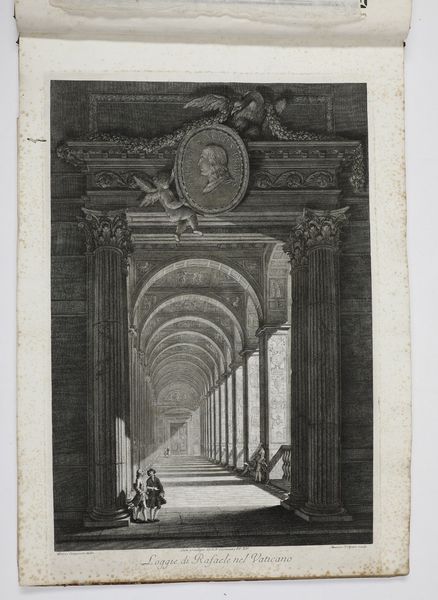 Giovanni Volpato (1735-1803), Giovanni Ottaviani, Gaetano Savorelli, Pietro Camporese Raccolta di incisioni che illustrano le Logge Vaticane affrescate da Raffaello... Roma, nella stamperia di Marco Pagliarini, 1772-1776  - Asta Libri antichi e rari, Stampe, Vedute e Mappe - Associazione Nazionale - Case d'Asta italiane