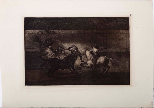 Francisco Goya : Goya Francisco  (Fuendetodos, 1746  Bordeaux, 1828) Mort de Pepito illo (3 composition)  - Asta Libri antichi e rari, Stampe, Vedute e Mappe - Associazione Nazionale - Case d'Asta italiane