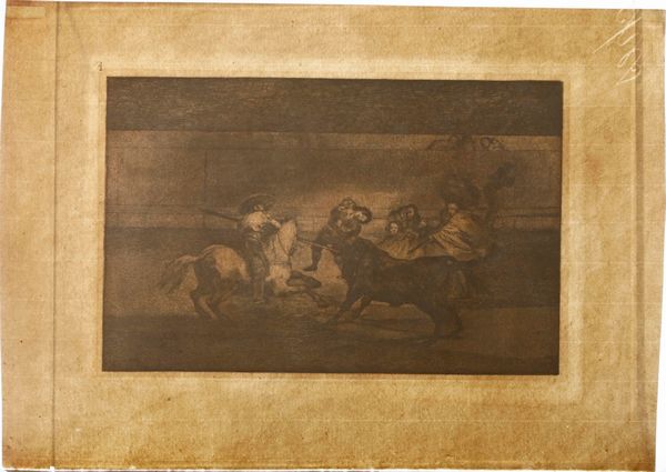 Francisco Goya : Goya Francisco  (Fuendetodos, 1746  Bordeaux, 1828) Mort de Pepito illo (3 composition)  - Asta Libri antichi e rari, Stampe, Vedute e Mappe - Associazione Nazionale - Case d'Asta italiane