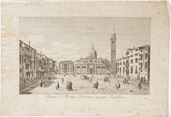 Visentini Antonio-Canaletto. Vedute di Venezia.  - Asta Libri antichi e rari, Stampe, Vedute e Mappe - Associazione Nazionale - Case d'Asta italiane