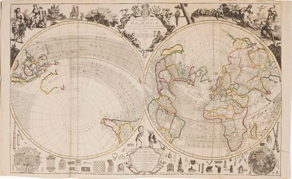 Price Charles. A New and Correct Map of the World Projected Upon the Plane of the Horizon Laid Down from the Newest Discoveries and Most Exact Observations  - Asta Libri antichi e rari, Stampe, Vedute e Mappe - Associazione Nazionale - Case d'Asta italiane