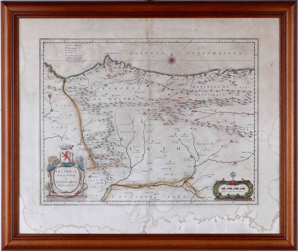 Heredi Homann Carta geografica dello stato di Genova.. Norimberga 1743  - Asta Libri antichi e rari, Stampe, Vedute e Mappe - Associazione Nazionale - Case d'Asta italiane