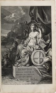 Johan blaeu : Blaeu Johan Nouveau Theatre Du Piemont Et de La Savoye. Ou description exacte de leurs villes, palais, glises, et principaux difices, etc. La Haye, R.C. Alberts, 1725.  - Asta Libri antichi e rari, Stampe, Vedute e Mappe - Associazione Nazionale - Case d'Asta italiane