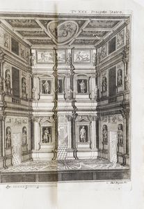 Scamozzi Ottavio Bertotti Il forestiero istruito delle cose pi rare di architettura, e di alcune pitture della citt di Vicenza... in Vicenza, nella stamperia di Giovambattista Vendramini Mosca, 1761.<BR>  - Asta Libri antichi e rari, Stampe, Vedute e Mappe - Associazione Nazionale - Case d'Asta italiane