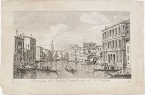 Visentini Antonio-Canaletto. Vedute di Venezia.  - Asta Libri antichi e rari, Stampe, Vedute e Mappe - Associazione Nazionale - Case d'Asta italiane