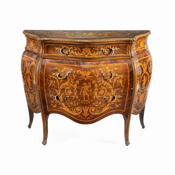 Commode in legni vari  - Asta Arredi Sculture Oggetti D'Arte I Web Only - Associazione Nazionale - Case d'Asta italiane