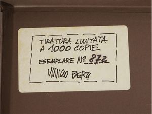 Vinicio Berti : Omaggio a Pinocchio 1981  - Asta Arte Moderna e Contemporanea - Associazione Nazionale - Case d'Asta italiane