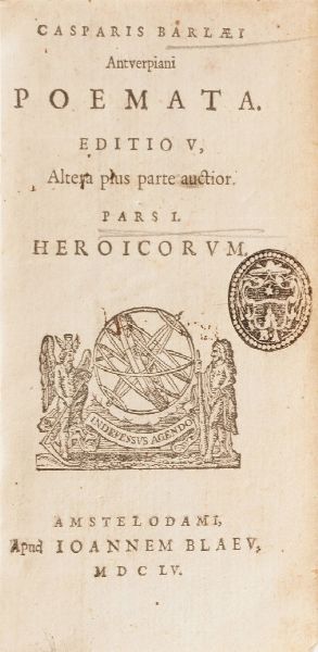 Christophori Helvici e Professoris Giessensis olim. ex Erasmo da Roterodamo, Ludovico Vive Familiaria Colloquia opera... 1645  - Asta Libri Antichi - Associazione Nazionale - Case d'Asta italiane