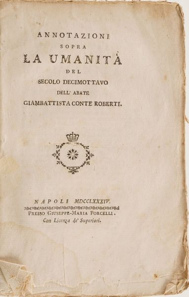 Raccolta di volumi miscellanei dal XVII al XIX sec.  - Asta Libri Antichi - Associazione Nazionale - Case d'Asta italiane