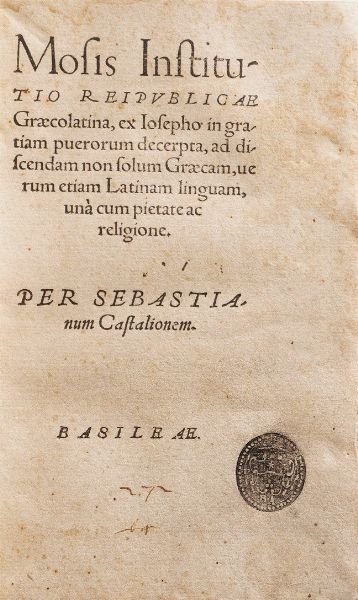 Raccolta di volumi miscellanei dal XVI al XVII sec. (Con ex libris silografico)  - Asta Libri Antichi - Associazione Nazionale - Case d'Asta italiane