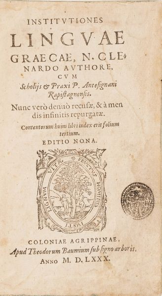 Raccolta di volumi miscellanei dal XVI al XVII sec. (Con ex libris silografico)  - Asta Libri Antichi - Associazione Nazionale - Case d'Asta italiane