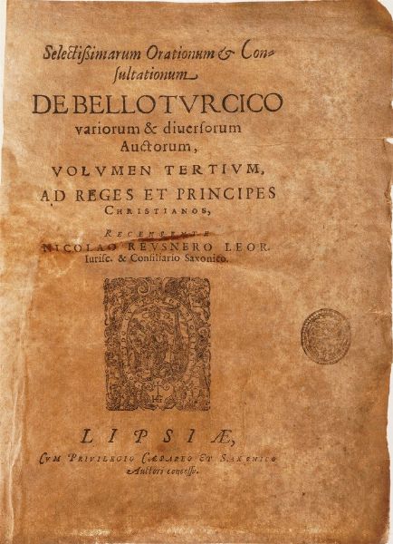 Raccolta di volumi miscellanei dal XVI al XVIII sec. (Con ex libris silografico)  - Asta Libri Antichi - Associazione Nazionale - Case d'Asta italiane